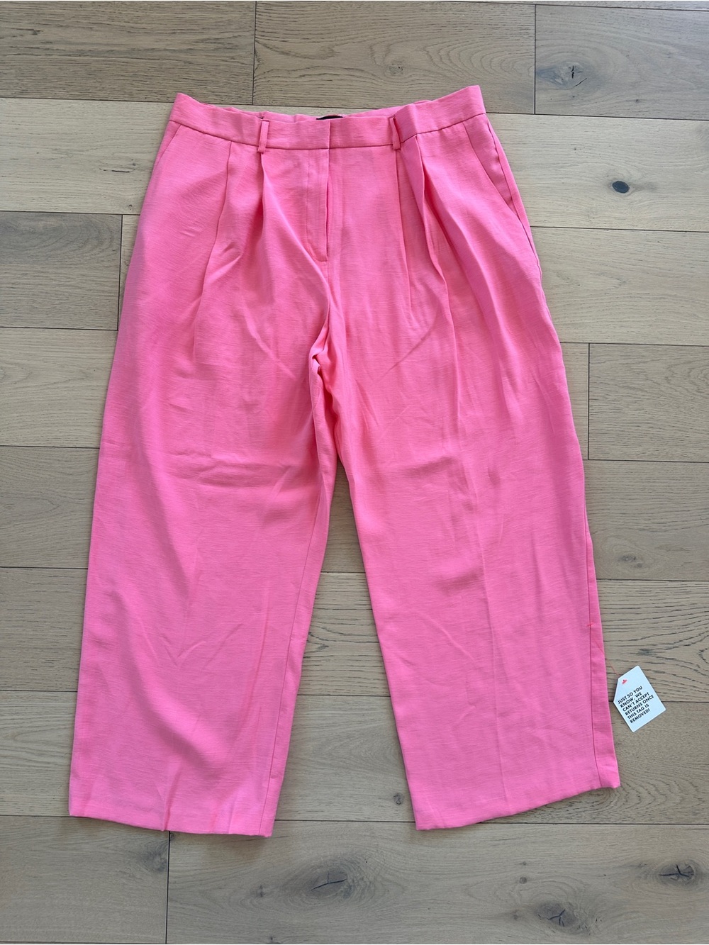 ASOS Pink Wide-Leg Trousers